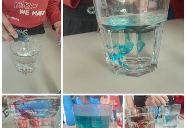 Ribice - observe water molecules in action; hot and cold water.