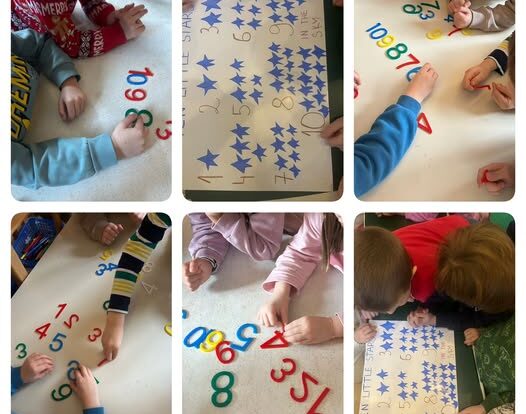 Ribice - We encourage the development of pre-mathematical skills, teach correct pronunciation of numbers in English, and practice counting backwards.