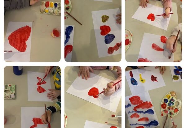 Ribice - We are celebrating Valentine's Day by learning songs and creating drawings that represent the symbols of love.